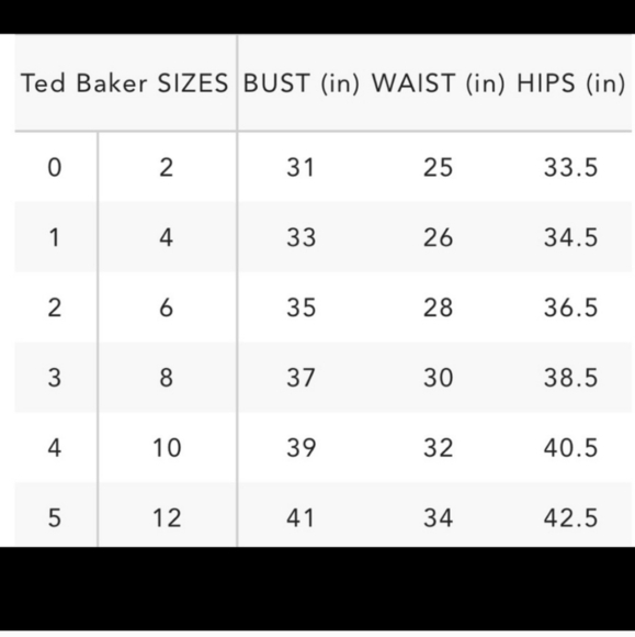 TED BAKER Floral White T-Shirt Sz 1 US 4 - Picture 9 of 9